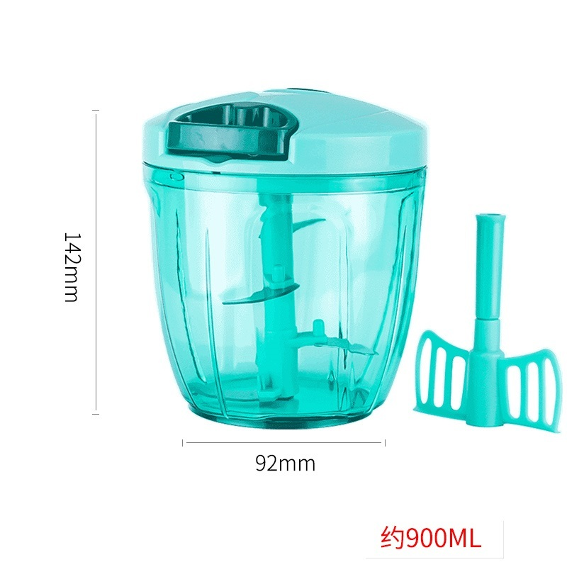 Multifunction High Speedy Chopper Shredder Manual Meat Grinder Kitchen Tools - Image 2