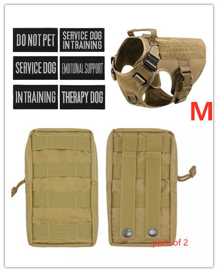 Military Tactical Dog Harness German Shepherd Adjustable Pet Dog Back - Image 8
