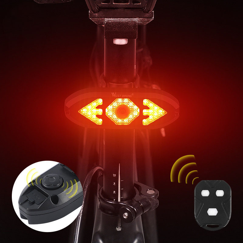 Wireless Remote Control Bicycle Turn Signal Tail Light - Image 3
