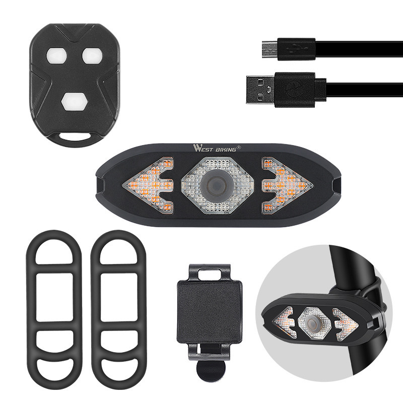 Wireless Remote Control Bicycle Turn Signal Tail Light