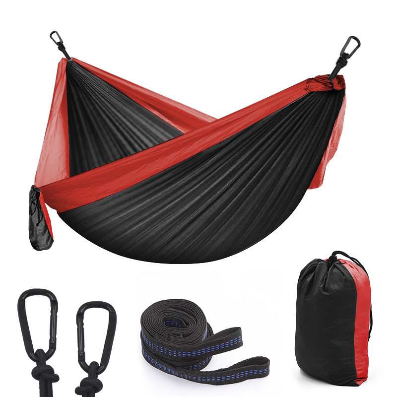 Portable Double Camping Hammock with Tree Straps - Image 6