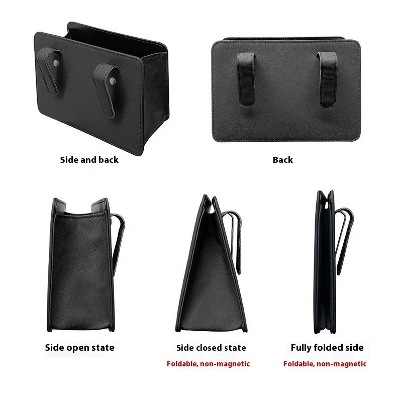 Foldable Hanging Car Trash Bin & Organizer - Image 4
