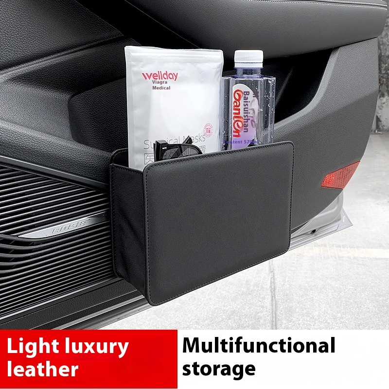 Foldable Hanging Car Trash Bin & Organizer - Image 8