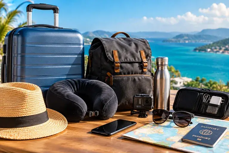 Travel accessories and essentials for comfortable trips